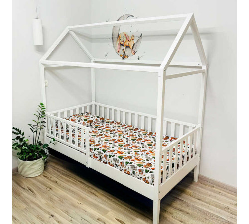 гр Ліжко підліткове "Хатинка" без шухляди 1600*800 (білий)