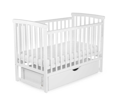 гр Ліжечко БУК "Мрія" колір - білий, з шухлядою DS-201 (1) маятниковий механізм