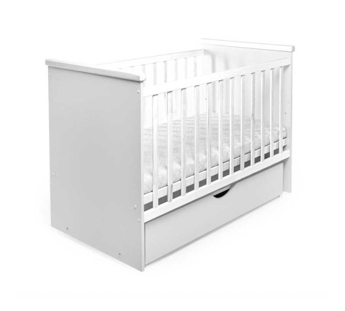 гр Ліжечко БУК "Хмаринка" колір - білий, з шухлядою + опускне DS-7011 (1) маятниковий механізм