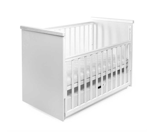 гр Ліжечко БУК "Хмаринка" колір - білий, з шухлядою + опускне DS-7011 (1) маятниковий механізм