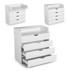 гр Комод-пеленатор 900 колір - білий DSK-901 (1)