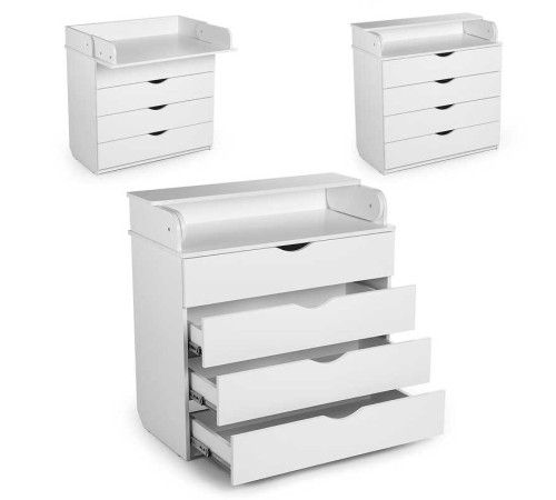 гр Комод-пеленатор 900 колір - білий DSK-901 (1)