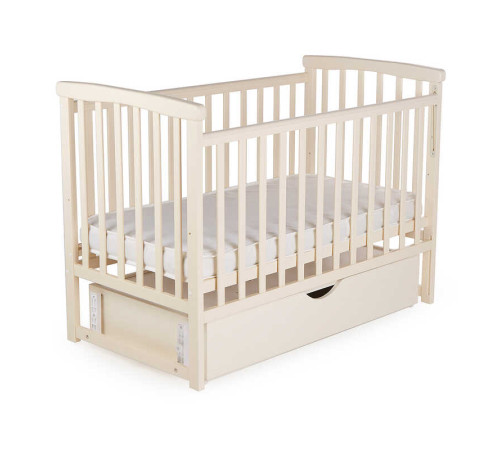 гр Ліжечко БУК "Мрія" колір - ваніль, з шухлядою DS-202 (1) маятниковий механізм