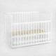 гр Ліжечко дитяче "Софія-2" - шарнір-підшипник з опускною боковиною, біла палочка (Білий)