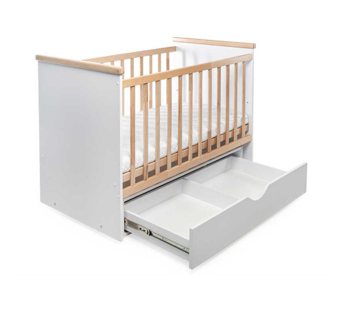 гр Ліжечко БУК "Хмаринка" колір - натуральний, з шухлядою + опускне DS-7021 (1) маятниковий механізм