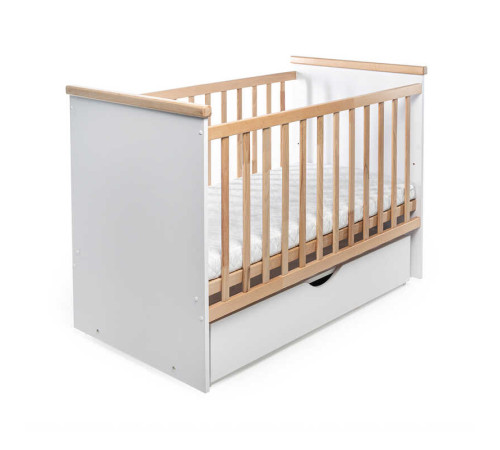 гр Ліжечко БУК "Хмаринка" колір - натуральний, з шухлядою + опускне DS-7021 (1) маятниковий механізм