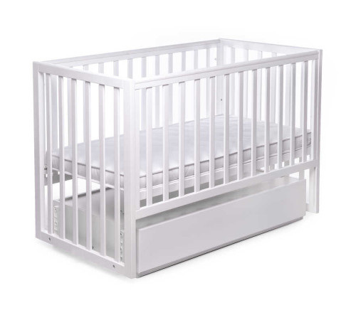 гр Ліжечко БУК "Чарівне" колір - білий, з шухлядою DS-401 (1) маятниковий механізм