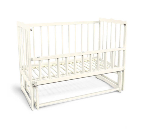 гр Ліжечко дерев. маятник - відкидний борт "Сон" (1) вільха - колір слонова кістка