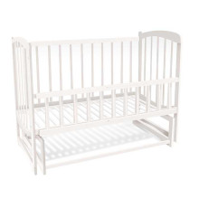 гр Ліжечко дерев`яне, маятник, відкидний борт, "Комета" (1) вільха - колір білий
