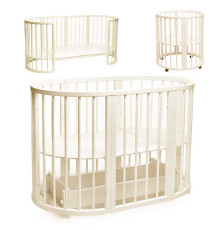 гр Ліжечко БУК "Обрій" колір - ваніль, без шухляди DS-8021 (1) маятниковий механізм