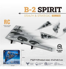 Літак на радіокеруванні 777-275 (12) вбудований акумулятор, пульт керування 2.4 GHz, підсвічування, USB Type-C кабель, поворот на 360°, в коробці