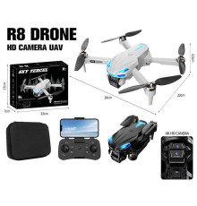 Квадрокоптер R 8 DRONE (36) 2 HD-камери, headless mode, уникає перешкоди, Wi-fi камера, керування з додатка, змінний кут нахилу камери, акумулятор 3.7 V, пульт керування 2.4 G, в коробці