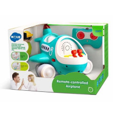 Літак на радіокеруванні НЕ 999500 (12) "Hola", 2 фігурки, рухомі деталі, світло, звук, на батарейках, у коробці