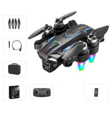 Квадрокоптер на радіокеруванні A 22 (36) акумулятор, USB-кабель, викрутка, пульт, кольорове підсвічування, HD камера, сумка для зберігання, додаток, в коробці