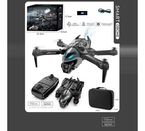 Квадрокоптер на радіокеруванні A 66 (36) парогенерація, акумулятор, USB-кабель, викрутка, пульт, підсвічування, HD камера, сумка для зберігання, додаток, в коробці