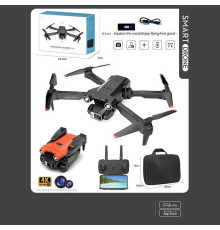 Квадрокоптер на радіокеруванні E 63 (36) акумулятор, USB-кабель, викрутка, пульт, підсвічування, HD камера, сумка для зберігання, додаток, в коробці