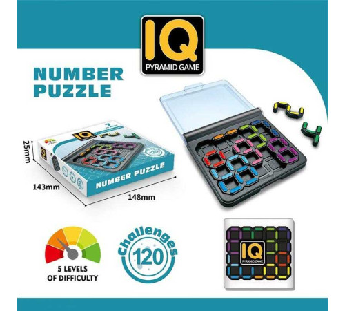 Логічна гра 168-6 (120/2) інструкція, 120 рівнів, в коробці