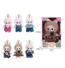 М'яка іграшка-брелок JZ 774 C9 (240/2) герой, пластикове тіло, знімний одяг, кільце для підвішування, в коробці, ВИДАЄТЬСЯ ТІЛЬКИ МІКС ВИДІВ