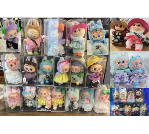 М`яка іграшка-брелок M 19792 (120) висота героя 19 см, карабін, голова, стопи та долоні обертаються на 360°, в слюді, ВИДАЄТЬСЯ ТІЛЬКИ МІКС ВИДІВ