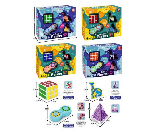 Логічна гра F 801 (72/2) 4 кольори, в коробці