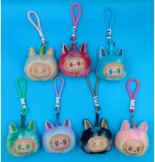 М`яка іграшка-брелок M 19801 (720) ЦІНА ЗА 1 ШТУКУ, висота голови героя 9 см, карабін, ремінець для носіння на руці, ВИДАЄТЬСЯ МІКС