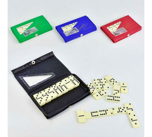 Доміно F 22008 (100) 4 кольори, у м'якому чохлі, ВИДАЄТЬСЯ ТІЛЬКИ МІКС ВИДІВ