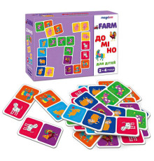 гр Гра настільна розвиваюча ME5032-22 EN "Доміно Тварини" (60) "Ludum", в коробці