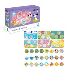 гр Лото "Тварини та їх місце існування" 300196 (16) "Dodo", 6 карток, 24 фішки
