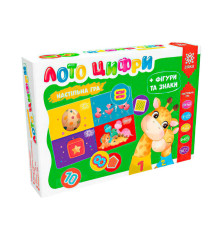 гр Гра Лото цифри + фігури , знаки та асоціаціі 129233 (5) "Ранок"