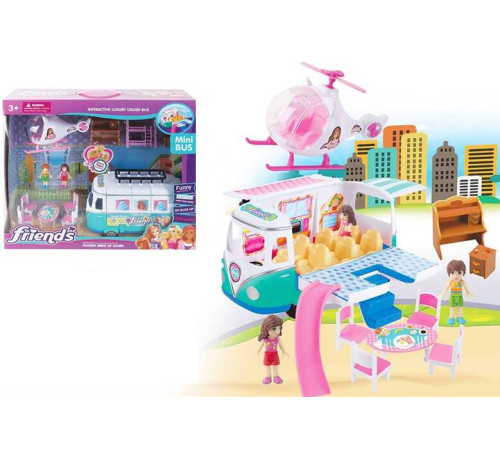 Ігровий набір Міні-Автобус 7891 (16/2) трансформується, в коробці