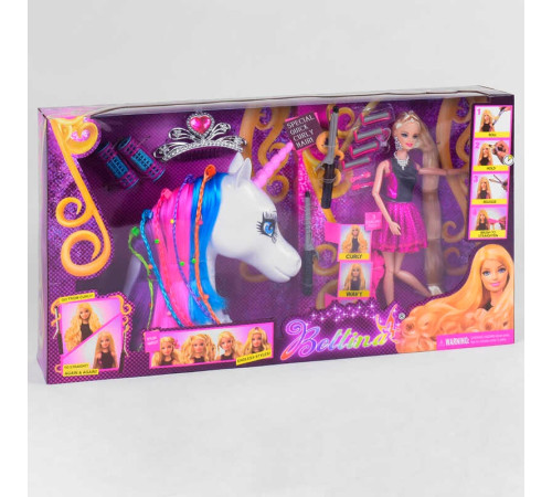 Лялька 68155 (12/2) голова для зачісок аксесуари, в коробці