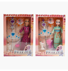 Лялька D 1207 (96/2) 2 види, висота 29 см, діадема, паличка, фігурка, в коробці