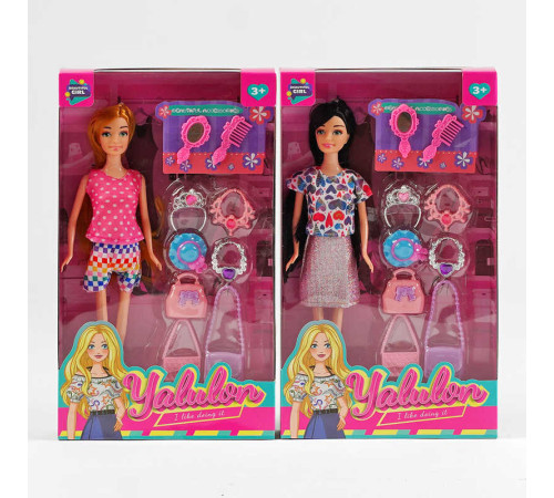 Лялька YL 820-9 (72/2) 2 види, аксесуари, висота 30 см, в коробці