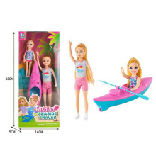 Набір ляльок ST 55669-10 (120/2) 2 ляльки висотою 25 і 12 см, каяк з веслом, в коробці