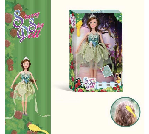 Лялька SK 054 (72/2) висота 30 см, діадема, щітка для волосся, в коробці