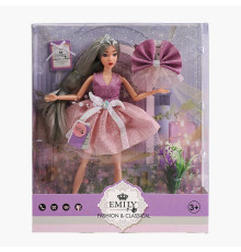 Лялька QJ 118 A (48/2) діадема, квітка, заколка для волосся, висота 30 см, в коробці