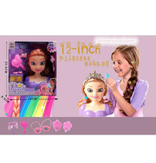 Манекен для зачісок 2615 Штрих = 35493 (96/2) імітація скляних очей, аксесуари, гребінець, в коробці