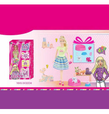 Лялька WG 188 (72/2) висота: 30см, аксесуари, улюбленець, знімний одяг, в коробці