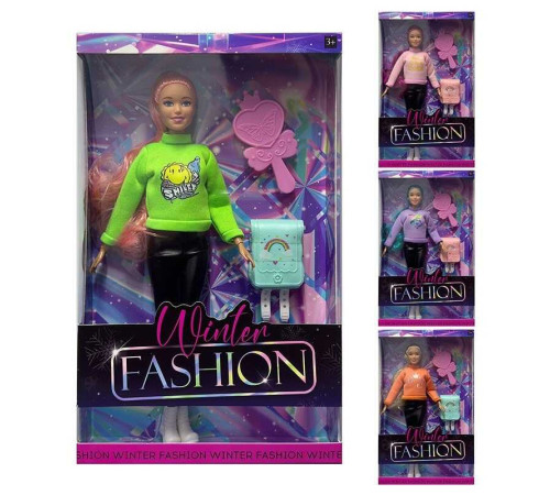 Лялька 2004 B (72/2) 4 види, 30 см, шарнірні суглоби, аксесуари, в коробці, ВИДАЄТЬСЯ ТІЛЬКИ МІКС ВИДІВ