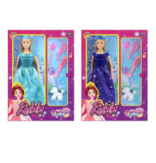 Лялька WG 221 (48/2) 2 види, висота: 30см, знімний одяг, рухомі кінцівки, аксесуари, в коробці