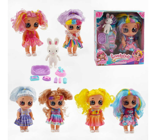 Лялька 213 D1 (72/2) 6 видів, в коробці, гумова, висота 21 см, пісня, англійська мова знімний одяг, взуття, рухливі кінцівки, ВИДАЄТЬСЯ ТІЛЬКИ МІКС ВИДІВ