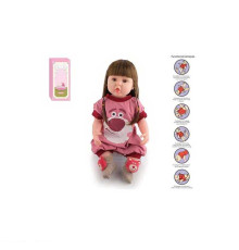 Лялька AFD 8866-13 S (12) висота: 52 см, функціональна, гумова, звуки, прошите волосся, аксесуари, в коробці
