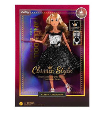 Лялька 616522 (24) висота 30 см, шарнірні суглоби, знімний одяг та взуття, кольє, пара сережок, в коробці