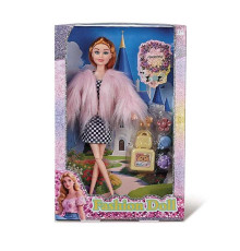 Лялька 8675-7 (48/2) висота: 30 см, шарнірні з’єднання суглобів, голова та руки - гума, знімний одяг та взуття, аксесуари, в коробці