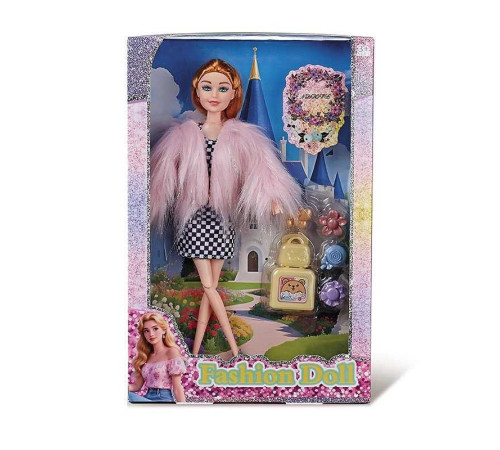 Лялька 8675-7 (48/2) висота: 30 см, шарнірні з’єднання суглобів, голова та руки - гума, знімний одяг та взуття, аксесуари, в коробці