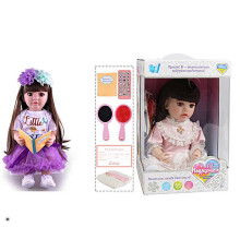 Інтерактивна лялька TK 9212-33 (9) "WToys", ОЗВУЧ. УКР. МОВОЮ, пульт, казки, пісні, відповідає на запитання, мелодії, повторюшка,в коробці