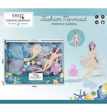 Лялька QJ 137 B (36/2) "Русалонька", висота 30 см, фігурка морського мешканця, у коробці