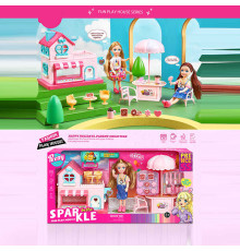 Лялька 7017 (24) 14 см, меблі, аксесуари, в коробці