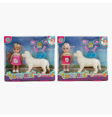 Лялька GN 686-5 (128/2) 2 види, висота: 11,5см, улюбленець, аксесуари, знімний одяг, в коробці