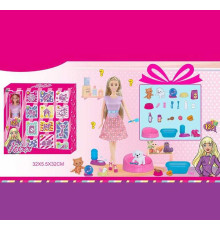 Лялька WG 189 (48/2) висота: 30 см, тваринки, аксесуари, знімний одяг, в коробці